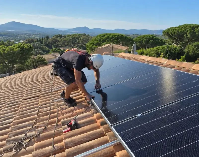 Installateur panneaux solaires Blomac — pose photovoltaïque sur toiture