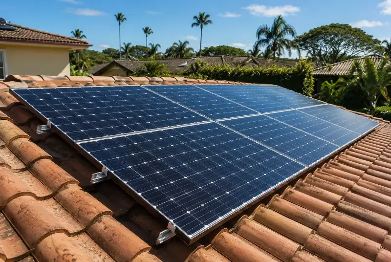 Installation de panneaux solaires à Blomac